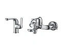 Комплект смесителей D&K DA1340003SET (DA1342101,DA1343201) Комплект смесителей D&K DA1340003SET (DA1342101,DA1343201)