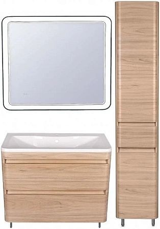 Тумба под раковину Style Line Атлантика 90, Люкс ясень перламутр, PLUS СС-00002218 Тумба под раковину Style Line Атлантика 90, Люкс ясень перламутр, PLUS СС-00002218