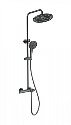 Душевая система Wonzon & Woghand с термостатом, темный графит (WW-B2091-A-BGG) Душевая система Wonzon & Woghand с термостатом, темный графит (WW-B2091-A-BGG)