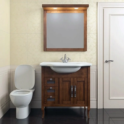 Зеркало Opadiris Мираж 80, светлый орех Z0000006875 Зеркало Opadiris Мираж 80, светлый орех Z0000006875