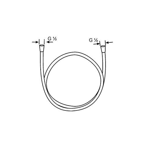 Душевой шланг Kludi LogoFLEX 6105705-00 Душевой шланг Kludi LogoFLEX 6105705-00