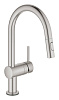 Картинка анонса товара «смеситель для кухни grohe minta touch сенсорный, суперсталь (31358dc2)»