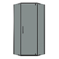 Душевой уголок Niagara Eco NG-1010-14DT (100x100x190) трапеция, распаш, профиль черный, стекло тонированное (4мм) Душевой уголок Niagara Eco NG-1010-14DT (100x100x190) трапеция, распаш, профиль черный, стекло тонированное (4мм)