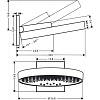 Верхний душ Hansgrohe Rainfinity 26234990 полированное золото Верхний душ Hansgrohe Rainfinity 26234990 полированное золото
