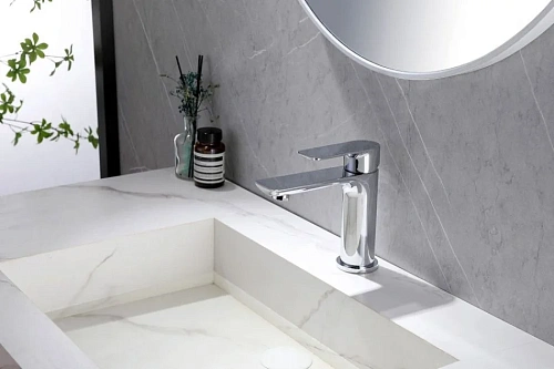 Смеситель для раковины ABBER Weiss Insel AF8010 хром Смеситель для раковины ABBER Weiss Insel AF8010 хром