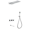Душевая система ABBER Daheim AF8253 скрытого монтажа с изливом, термостат, хром Душевая система ABBER Daheim AF8253 скрытого монтажа с изливом, термостат, хром