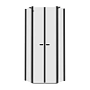 Душевой уголок NEW TRENDY NEW SOLEO BLACK 80x80x195 K-0616 (черный) Душевой уголок NEW TRENDY NEW SOLEO BLACK 80x80x195 K-0616 (черный)