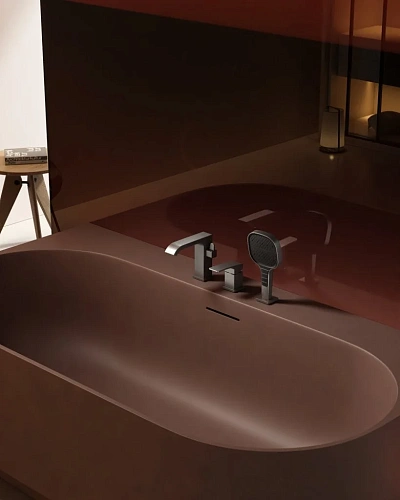 Смеситель на борт ванны Raglo R02.31.09, графит Смеситель на борт ванны Raglo R02.31.09, графит