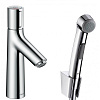 Картинка анонса товара «смеситель для раковины hansgrohe talis select s с гигиенический душем, хром 72291000»
