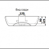 Раковина CeramaLux 78401 накладная/подвесная, белый Раковина CeramaLux 78401 накладная/подвесная, белый