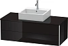 Тумба под раковину Duravit XSquare XS491204040 120 см черный глянцевый