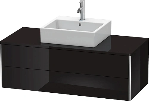 Тумба под раковину Duravit XSquare XS491204040 120 см черный глянцевый Тумба под раковину Duravit XSquare XS491204040 120 см черный глянцевый