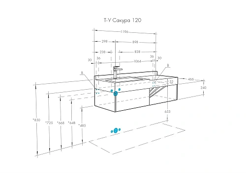 Тумба под раковину Aquaton Сакура 120 ольха наварра, белый глянец 1A219701SKW80 Тумба под раковину Aquaton Сакура 120 ольха наварра, белый глянец 1A219701SKW80
