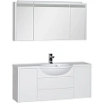 Комплект мебели Aquanet Лайн 120 белый 00167608 Комплект мебели Aquanet Лайн 120 белый 00167608
