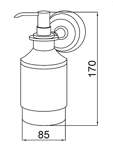 Дозатор жидкого мыла Boheme Medici 10617 Дозатор жидкого мыла Boheme Medici 10617