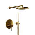 Душевая система Remer X Style X09S02ODO, золото глянцевое Душевая система Remer X Style X09S02ODO, золото глянцевое