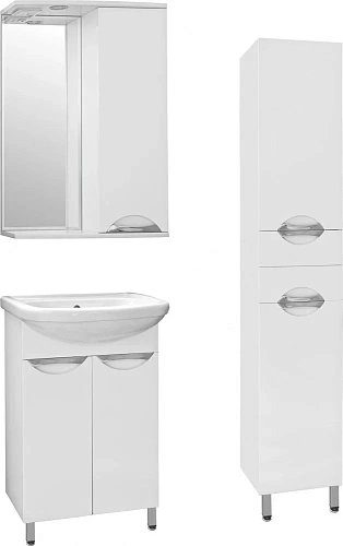 Зеркальный шкаф Style Line Жасмин 55/С ЛС-00000039 Зеркальный шкаф Style Line Жасмин 55/С ЛС-00000039