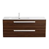 Тумба под раковину CEZARES ECO-CER-N-1200-2C-SO-NCS-P-L орех шоколад софт 1170x450 подвесная Тумба под раковину CEZARES ECO-CER-N-1200-2C-SO-NCS-P-L орех шоколад софт 1170x450 подвесная