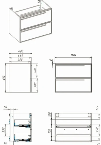 Тумба под раковину Elba Cappuccino TWIN 100 FNC-01-ELB-C-100-2 бежевая Тумба под раковину Elba Cappuccino TWIN 100 FNC-01-ELB-C-100-2 бежевая