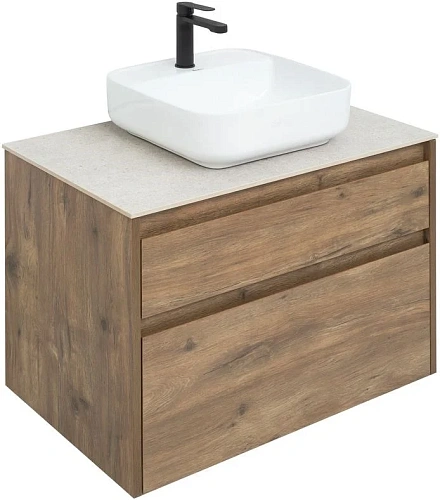 Тумба под раковину Aquanet Nova Lite 75 дуб рустикальный (2 ящика) 00249515 Тумба под раковину Aquanet Nova Lite 75 дуб рустикальный (2 ящика) 00249515