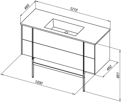 Тумба под раковину Allen Brau Reality 120 1.32008.CGM олива матовый Тумба под раковину Allen Brau Reality 120 1.32008.CGM олива матовый