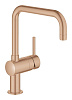 Картинка анонса товара «смеситель для кухни grohe minta однорычажный, теплый закат, матовый (32488dl0)»