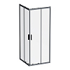 Картинка анонса товара «душевой уголок am.pm gem w90g-403-8080-bt 80x80 черный матовый, стекло прозрачное»