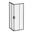 Детальная картинка товара «душевой уголок am.pm gem w90g-403-8080-bt 80x80 черный матовый, стекло прозрачное»