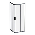 Душевой уголок AM.PM Gem W90G-403-8080-BT 80x80 черный матовый, стекло прозрачное Душевой уголок AM.PM Gem W90G-403-8080-BT 80x80 черный матовый, стекло прозрачное