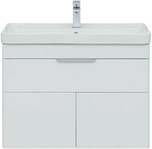 Тумба под раковину Aquanet Ирис new 815 белый глянец (1 ящик, 2 дверцы) 00310150 Тумба под раковину Aquanet Ирис new 815 белый глянец (1 ящик, 2 дверцы) 00310150