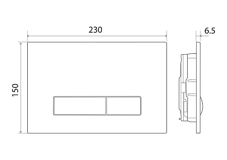 Клавиша смыва BelBagno GENOVA белый BB018-GV-BIANCO Клавиша смыва BelBagno GENOVA белый BB018-GV-BIANCO