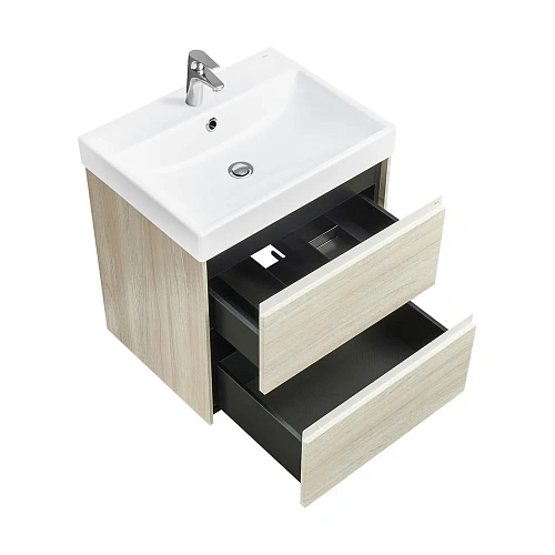 Тумба под раковину Roca Ona 600 светлый дуб 2 ящика A857613512 Тумба под раковину Roca Ona 600 светлый дуб 2 ящика A857613512