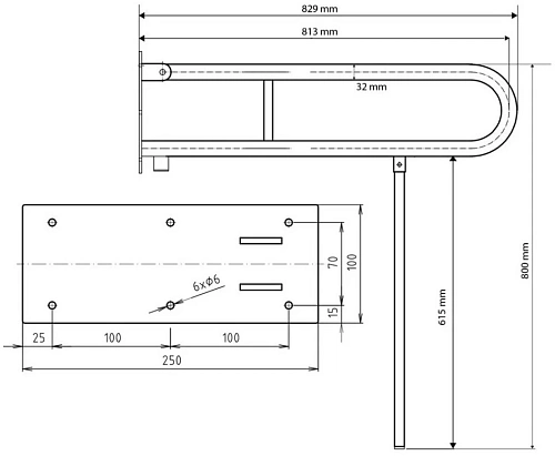 Поручень Bemeta HELP program 301102084N Поручень Bemeta HELP program 301102084N