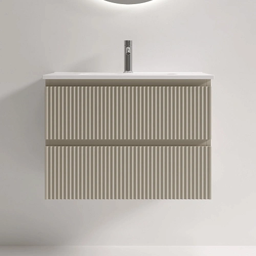 Тумба под раковину SANCOS Snob SNR70/39CE R 690х390х500 Beige Soft подвесная Тумба под раковину SANCOS Snob SNR70/39CE R 690х390х500 Beige Soft подвесная