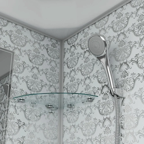 Душевая кабина Niagara Luxe NG-7702W (1000x1000х2100) низкий поддон (15см) стенки белые Душевая кабина Niagara Luxe NG-7702W (1000x1000х2100) низкий поддон (15см) стенки белые