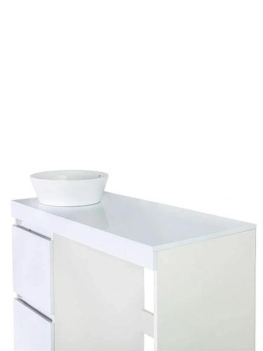 Тумба с раковиной Orange Sistema STM-100TUW+RA напольная, белый Тумба с раковиной Orange Sistema STM-100TUW+RA напольная, белый