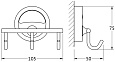 Крючок FBS Ellea ELL 003 тройной Крючок FBS Ellea ELL 003 тройной