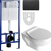 Комплект STWORKI Хедмарк Унитаз подвесной 3510 безободковый с микролифтом + Система инсталляции для 588955 Комплект STWORKI Хедмарк Унитаз подвесной 3510 безободковый с микролифтом + Система инсталляции для 588955