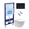 Комплект унитаза SET Aquatek ЕВРОПА T KDI20 с инсталляцией, креплением, клавишей смыва и сиденьем микролифт Комплект унитаза SET Aquatek ЕВРОПА T KDI20 с инсталляцией, креплением, клавишей смыва и сиденьем микролифт