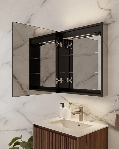 Зеркальный шкаф ArtDecco Winter Glamour 60 AWG06070MC с подсветкой Зеркальный шкаф ArtDecco Winter Glamour 60 AWG06070MC с подсветкой