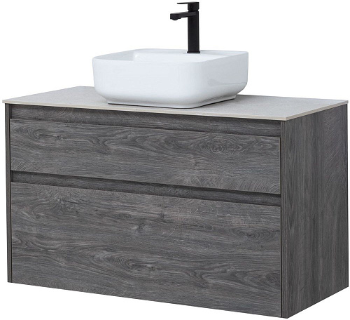 Тумба под раковину Aquanet Nova Lite 100 дуб рошелье (2 ящика) 00242582 Тумба под раковину Aquanet Nova Lite 100 дуб рошелье (2 ящика) 00242582