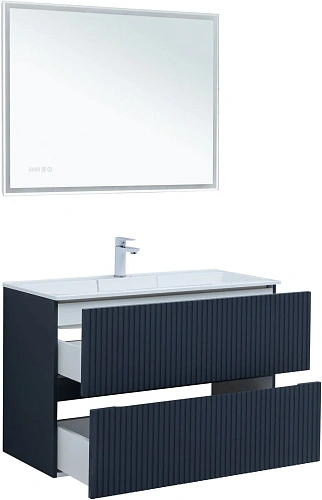 Тумба под раковину Aquanet Джейн 100 маренго 00313304 напольная/подвесная Тумба под раковину Aquanet Джейн 100 маренго 00313304 напольная/подвесная