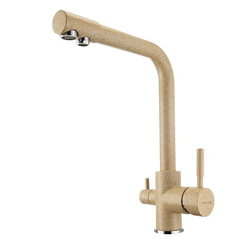 Смеситель для кухни Aquaton Руан песочный 1AX004FCXX220 Смеситель для кухни Aquaton Руан песочный 1AX004FCXX220