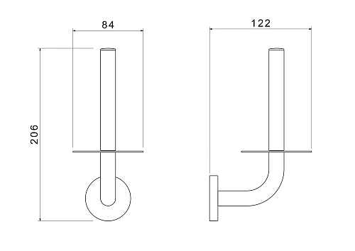 Держатель туалетной бумаги Aquatek Оберон AQ4207BG золото шлифованное Держатель туалетной бумаги Aquatek Оберон AQ4207BG золото шлифованное
