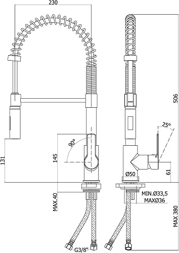 Смеситель для кухни Paffoni Red RED179CR Смеситель для кухни Paffoni Red RED179CR