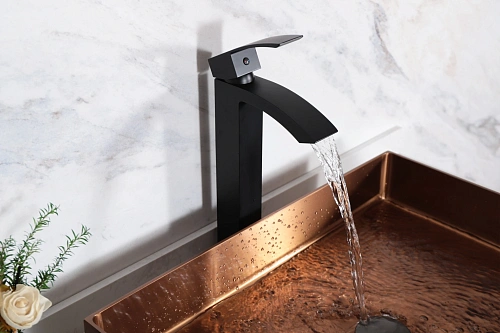 Смеситель для раковины Gid Victoria L120-BM-D L120BMD черный матовый Смеситель для раковины Gid Victoria L120-BM-D L120BMD черный матовый