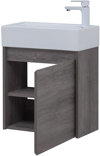 Тумба под раковину Aquanet Nova Lite 50 дуб рошелье (1 дверца) 00298854 Тумба под раковину Aquanet Nova Lite 50 дуб рошелье (1 дверца) 00298854
