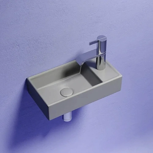 Раковина Ceramica Nova ELEMENT CN6051LMH Антрацит матовый подвесная Раковина Ceramica Nova ELEMENT CN6051LMH Антрацит матовый подвесная