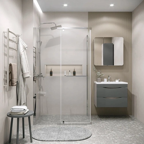 Душевой уголок GROSSMAN Pragma 100.K33.03.100.10.00-200.K33.03.80.10.00 (100х80х195) распашная,хром,стекло прозрачное Душевой уголок GROSSMAN Pragma 100.K33.03.100.10.00-200.K33.03.80.10.00 (100х80х195) распашная,хром,стекло прозрачное