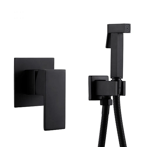 Гигиенический душ ABBER Daheim AF8225B черный матовый Гигиенический душ ABBER Daheim AF8225B черный матовый